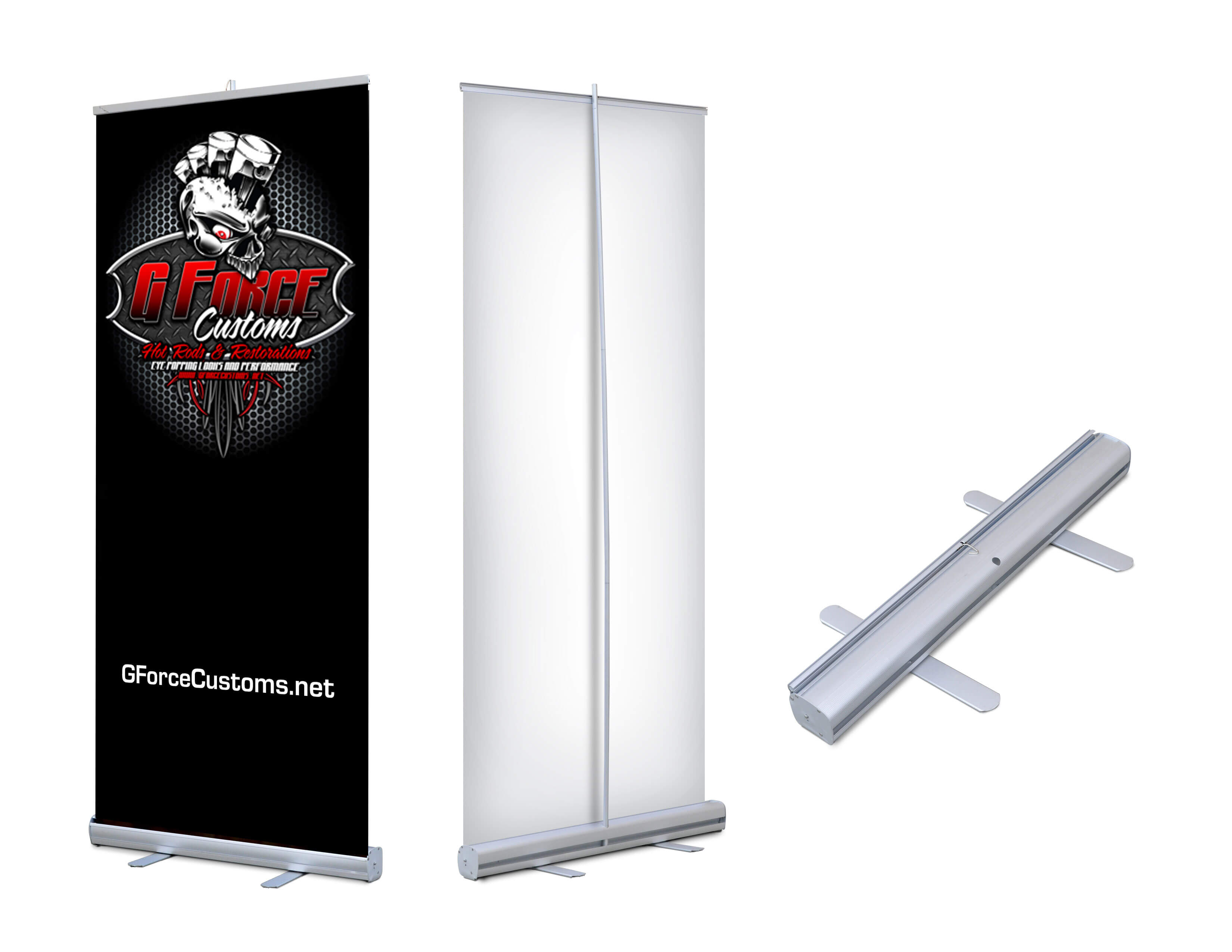 Tabletop Retractable Banner Sizes